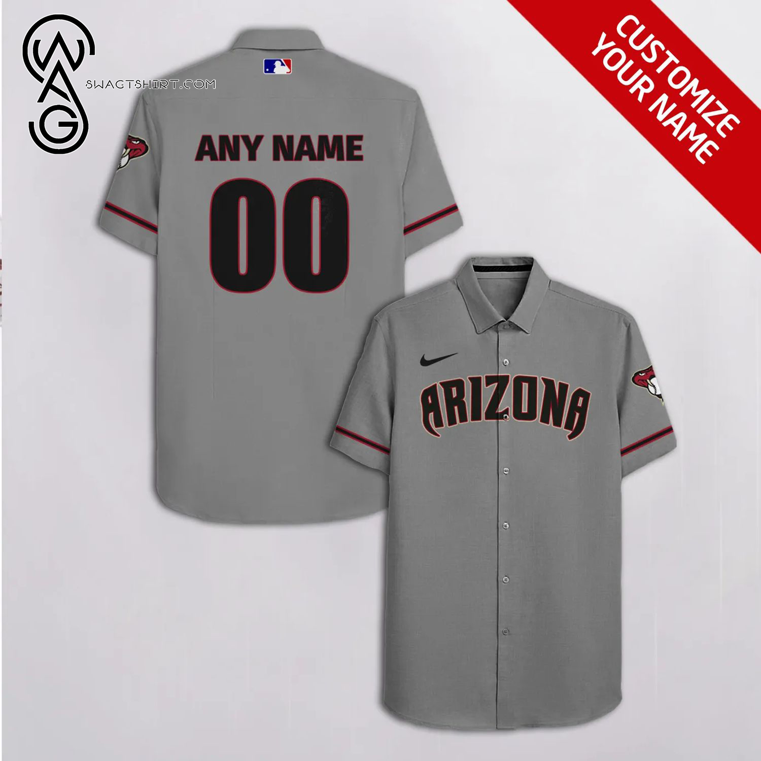 [Top Trending] Arizona Diamondbacks Full Printing Personalized Hawaiian Shirt